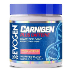 Evogen - Carnigen Plus Caffeine, Mango Lemonade - 81 grams