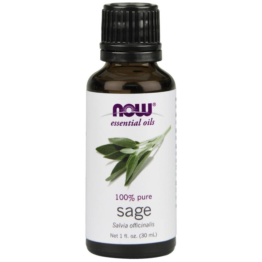 NOW Foods - Essential Oil, Sage Oil - 30 ml.