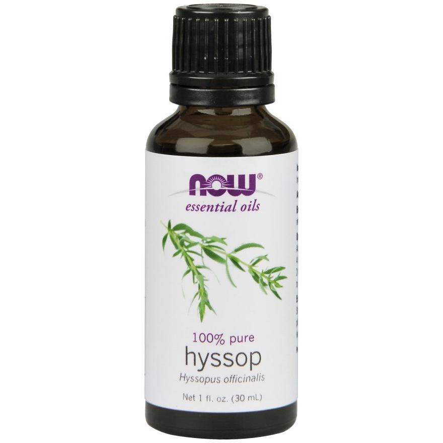 NOW Foods - Essential Oil, Hyssop Oil - 30 ml.