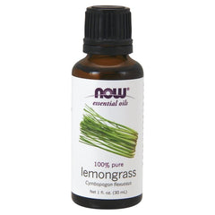 NOW Foods - Essential Oil, Lemongrass Oil - 30 ml.