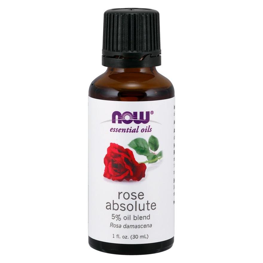 NOW Foods - Essential Oil, Rose Absolute Oil - 30 ml.