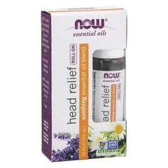 NOW Foods - Essential Oil, Head Relief Blend Roll-On - 10 ml.