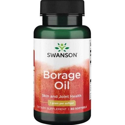 Swanson - Borage Oil, 1000mg - 60 softgels