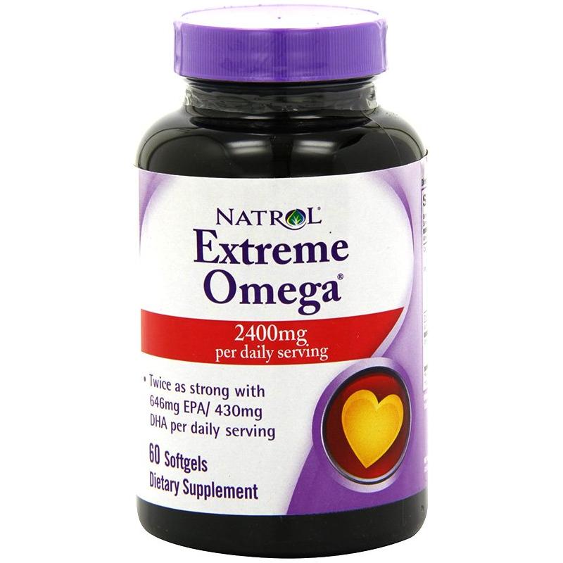 Natrol - Extreme Omega, 2400mg - 60 softgels