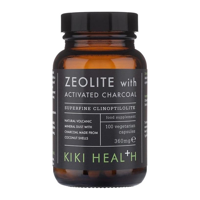 KIKI Health - Zeolite With Activated Charcoal, 360mg - 100 vcaps