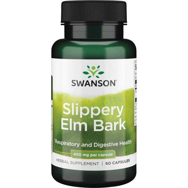 Swanson - Slippery Elm Bark, 400mg - 60 caps