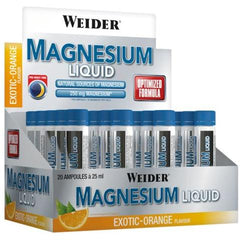 Weider - Magnesium Liquid Exotic-Orange - 20 x 25 ml.