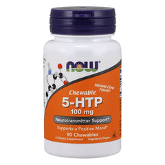 NOW Foods - 5-HTP 100mg - 90 chewables