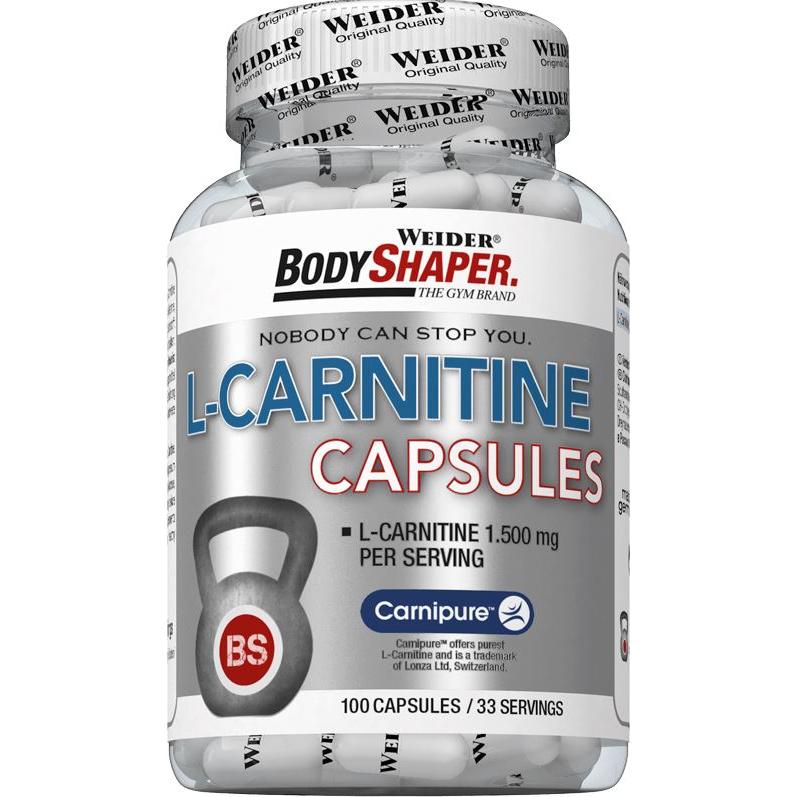 Weider - L-Carnitine Capsules - 100 caps