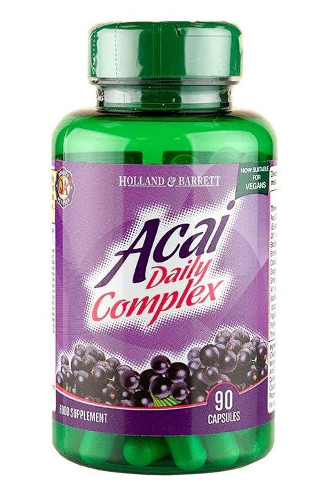 Holland & Barrett - Acai Daily Complex 1000mg - 90 caps