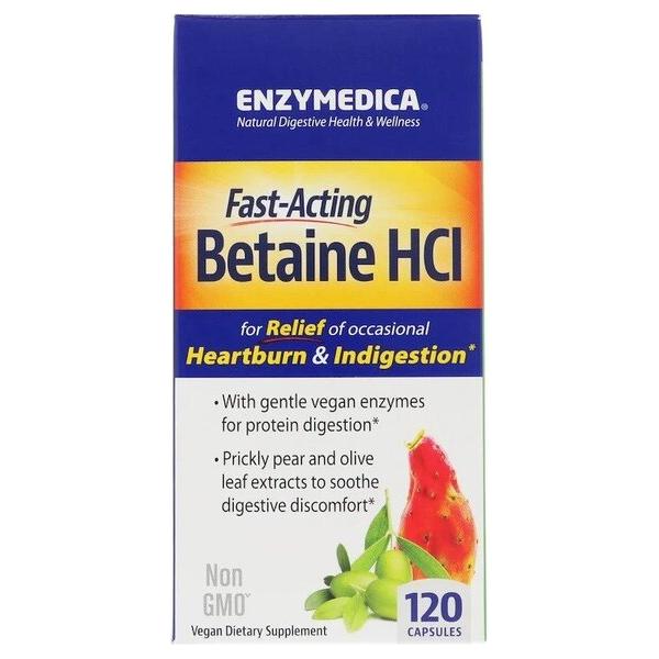 Enzymedica - Betaine HCl - 120 caps