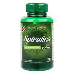 Holland & Barrett - Spirulina 500mg - 200 tablets