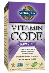 Garden of Life - Vitamin Code RAW Zinc - 60 vcaps