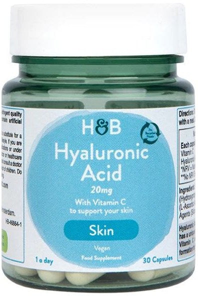 Holland & Barrett - Hyaluronic Acid with Vitamin C 20mg - 30