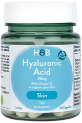 Holland & Barrett - Hyaluronic Acid with Vitamin C 20mg - 30
