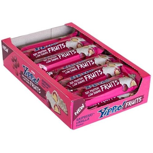 Weider - Yippie! Fruits Raspberry Vanilla - 12 bars