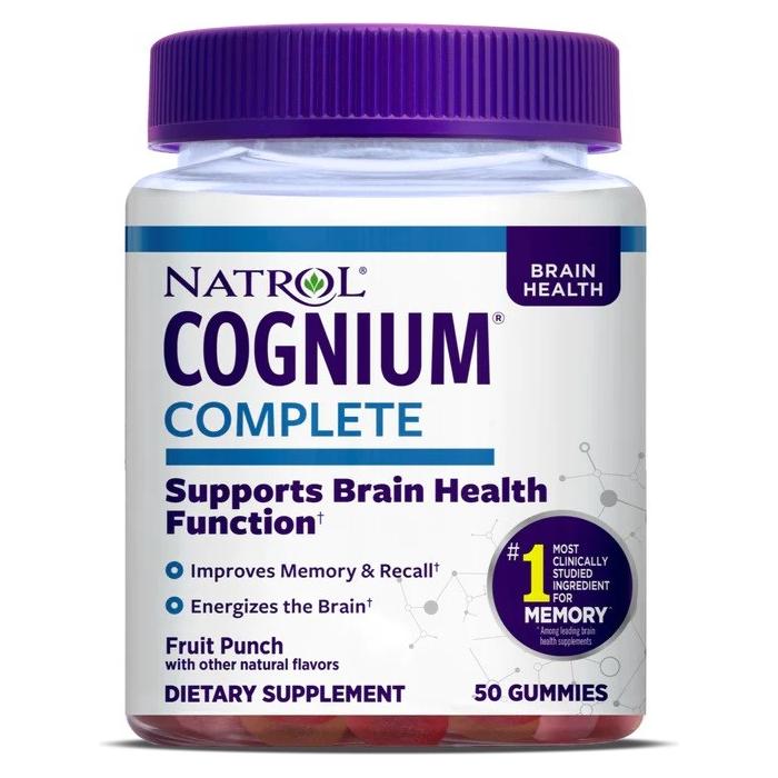 Natrol - Cognium Complete - Fruit Punch - 50 gummies