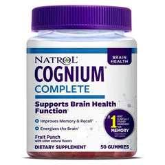 Natrol - Cognium Complete - Fruit Punch - 50 gummies