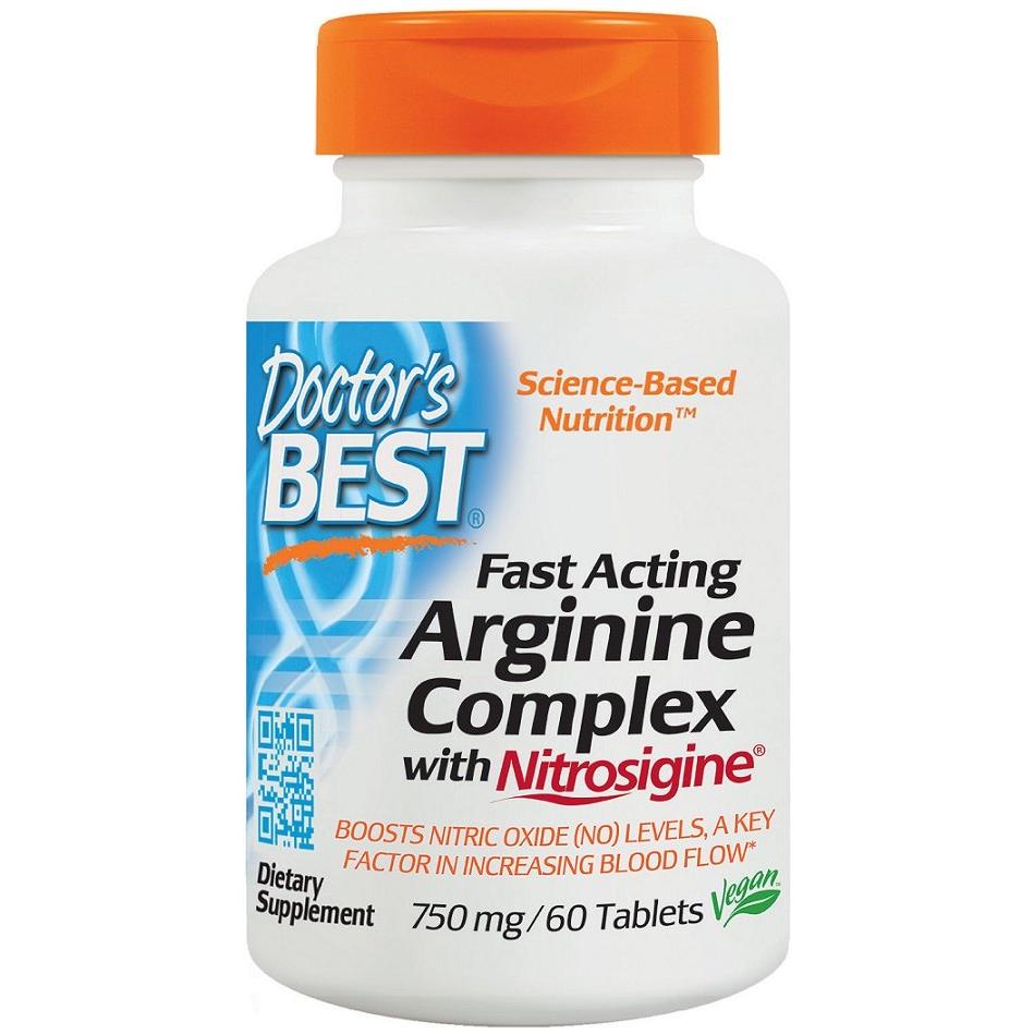 Doctor's Best - Fast Acting Arginine Complex with Nitrosigine