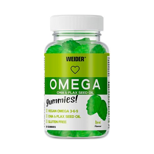 Weider - Omega Gummies Lime - 50 gummies