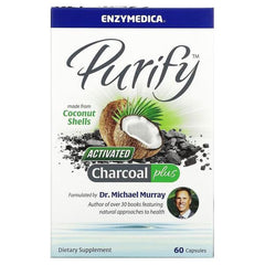 Enzymedica - Purify Activated Charcoal Plus - 60 caps