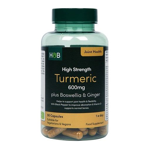 Holland & Barrett - High Strength Turmeric, 600mg - 90 vcaps