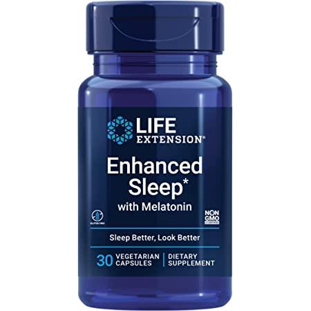 Life Extension - Enhanced Sleep with Melatonin - 30 vcaps