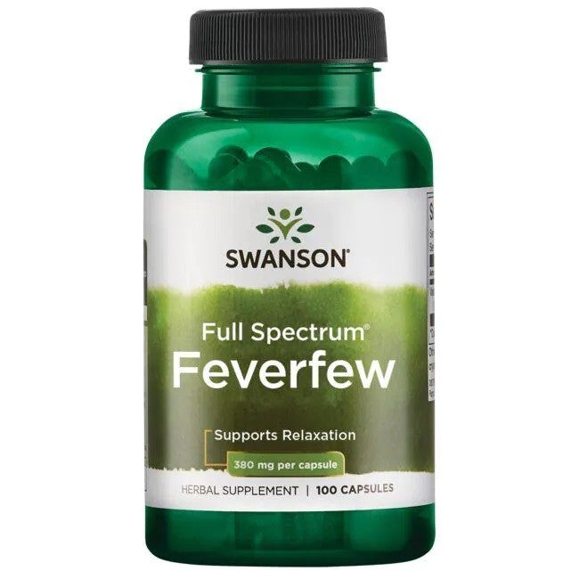 Swanson - Feverfew, 380mg - 100 caps