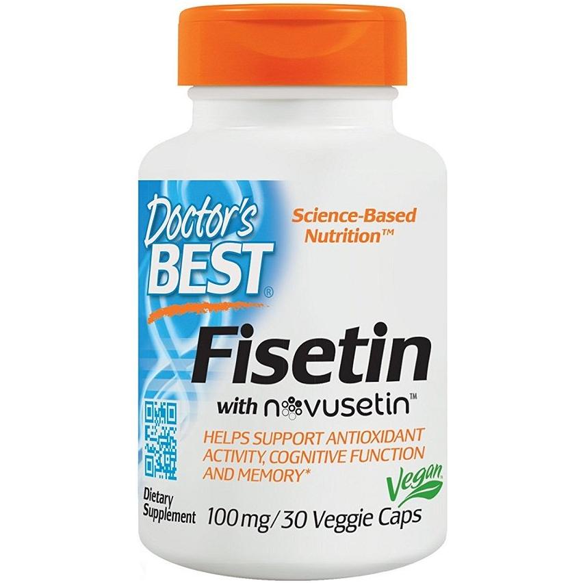 Doctor's Best - Fisetin with Novusetin, 100mg - 30 vcaps