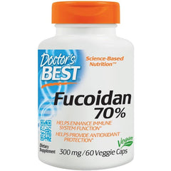 Doctor's Best - Fucoidan 70%, 300mg - 60 vcaps