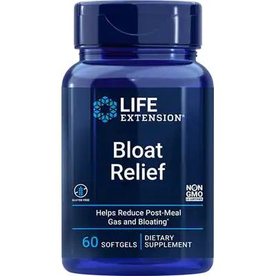 Life Extension - Bloat Relief - 60 softgels