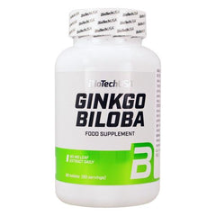 BioTech USA - Ginkgo Biloba - 90 tablets (EAN 5999076245925)