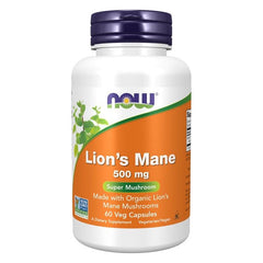 NOW Foods - Lion's Mane, 500mg - 60 vcaps