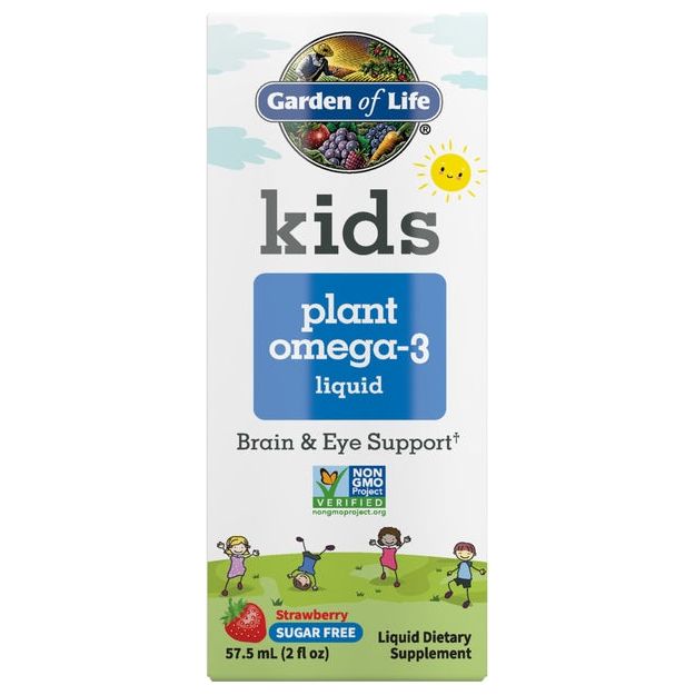 Garden of Life - Kids Plant Omega-3 Liquid, Strawberry - 57.