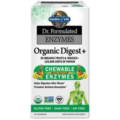 Garden of Life - Dr. Formulated Organic Digest+, Tropical Fruit