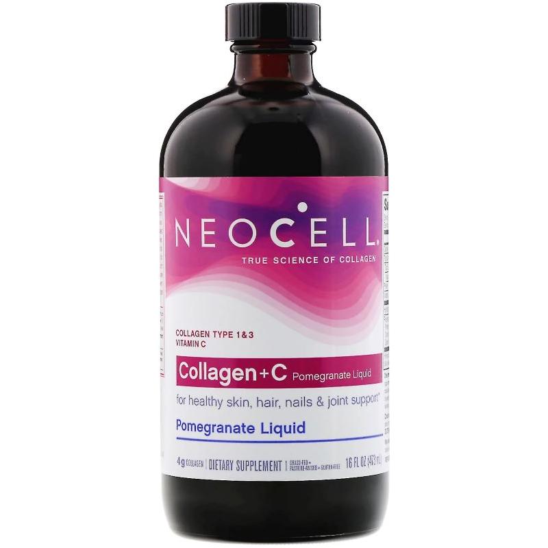 NeoCell - Collagen + C, Pomegranate Liquid - 473 ml.