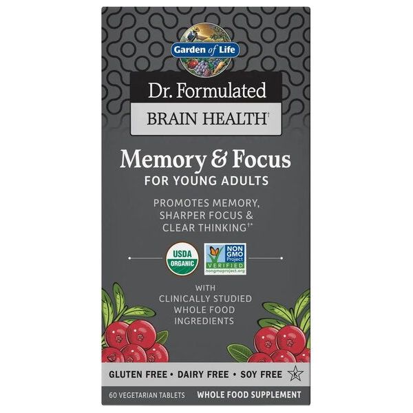 Garden of Life - Dr. Formulated Memory & Focus for Young Adults