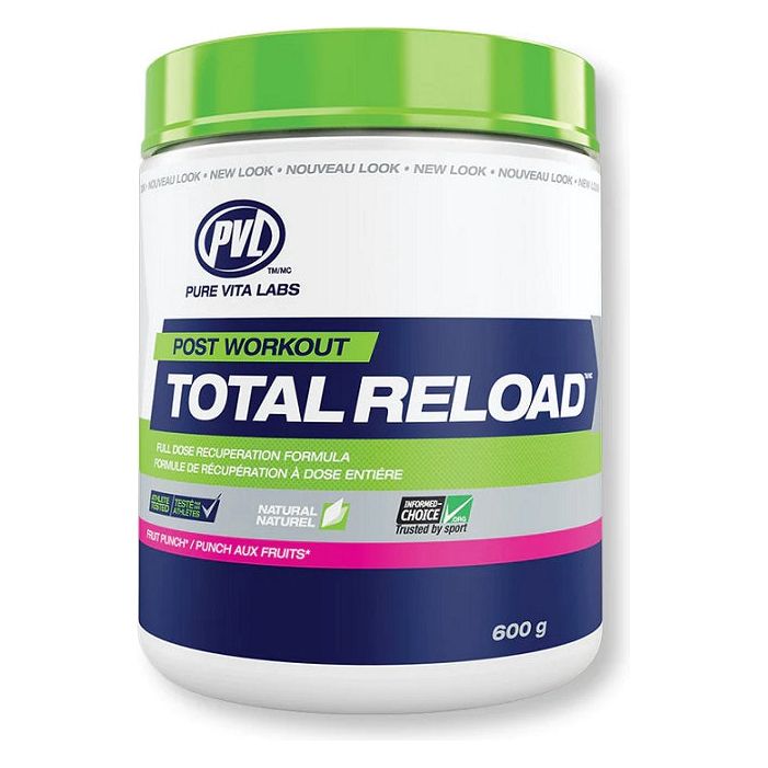 PVL Essentials - Post Workout Total Reload, Fruit Punch - 600g