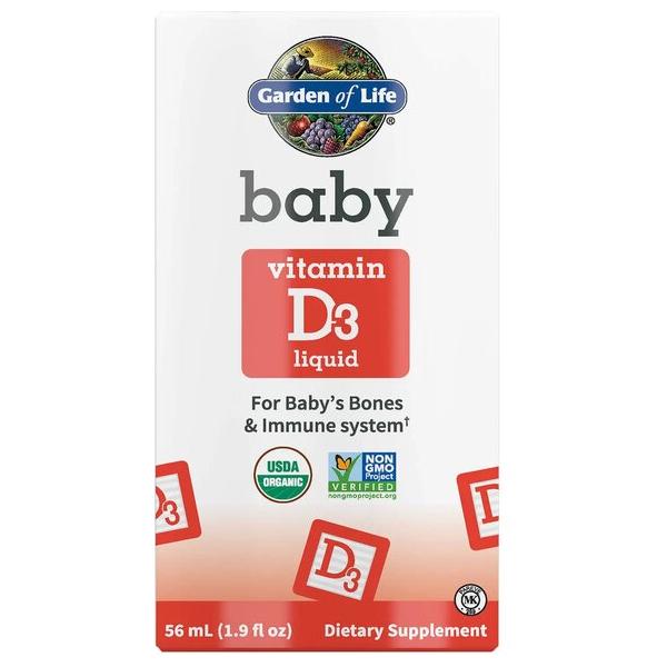 Garden of Life - Baby Vitamin D3 Liquid - 56 ml.