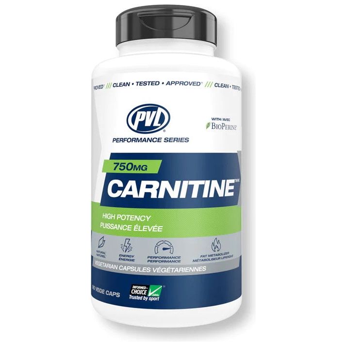 PVL Essentials - Carnitine, 750mg - 90 vcaps