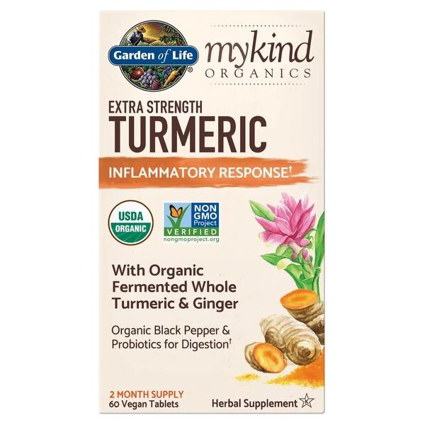 Garden of Life - Mykind Organics Extra Strength Turmeric - 60