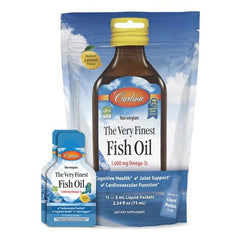 Carlson Labs - The Very Finest Fish Oil - 1600mg Omega-3s