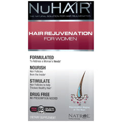 Natrol - NuHair Hair Rejuvenation for Women - 60 tablets