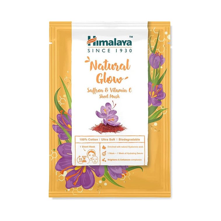 Himalaya - Natural Glow Saffron & Vitamin C Sheet Mask