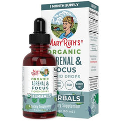 MaryRuth Organics - Organic Adrenal & Focus Liquid Drops - 30