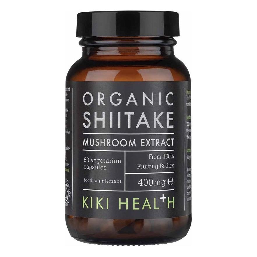 KIKI Health - Shiitake Extract Organic, 400mg - 60 vcaps