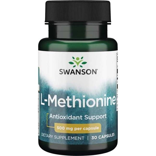 Swanson - L-Methionine, 500mg - 30 caps