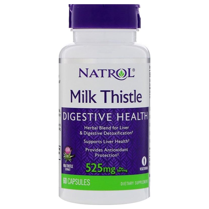 Natrol - Milk Thistle, 525mg - 60 caps