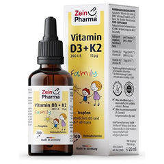 Zein Pharma - Vitamin D3 + K2 Family Drops