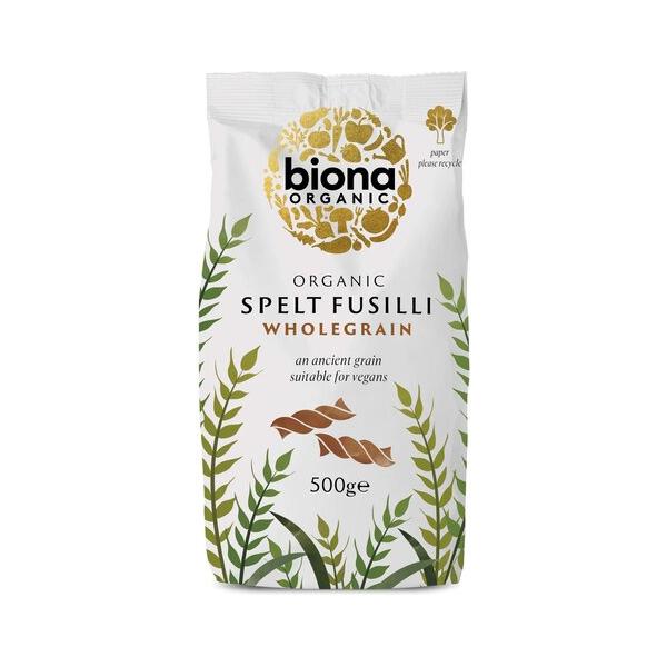 Biona Organic - Spelt Wholegrain Fusilli - 500g